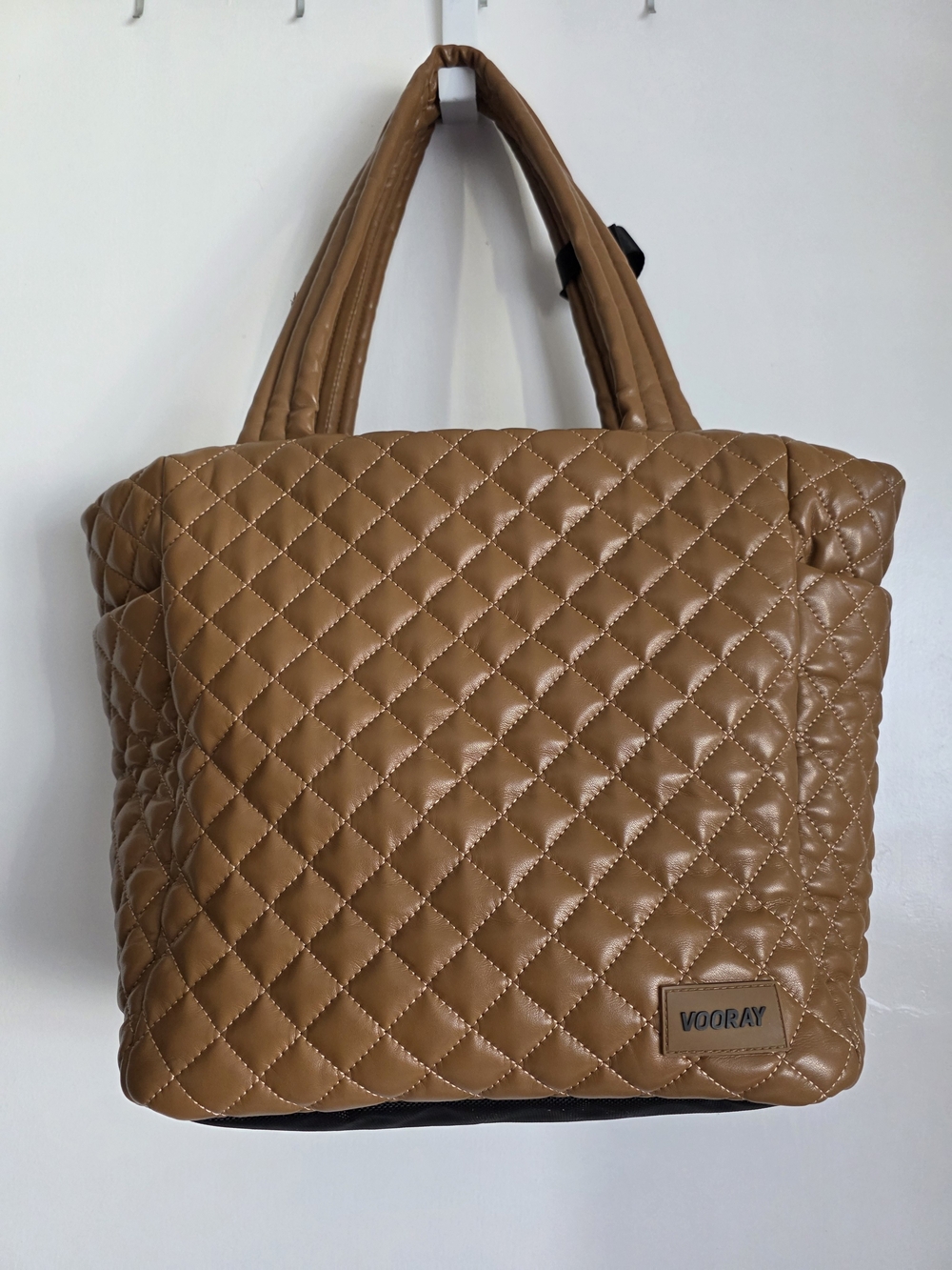 Vooray Quilted Tote Bag - Tan